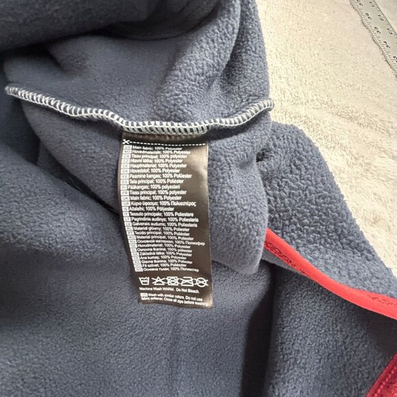 Kari Traa Women’s Fleece Vest XL Blue Full Zip Colorblock Zipper Pockets Outdoor - Picture 4 of 7